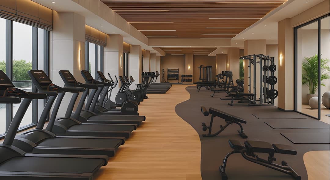 Modern gym facility
